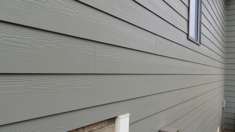 Close-up of Siding Material